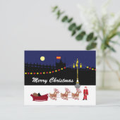 Kerstfeestdag Briefkaart in Madrid (Staand voorkant)