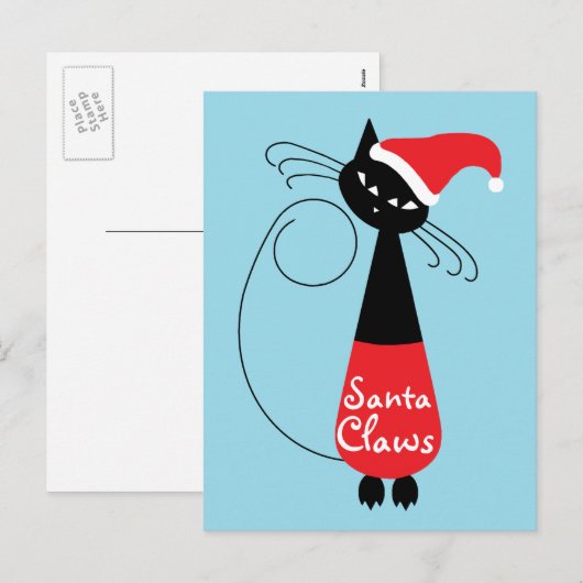 kerstfeestdag Briefkaart met kerstcadeautjes (Voorkant / Achterkant)