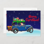 kerstfeestdag Briefkaart voor kerstmis (Voorkant / Achterkant)