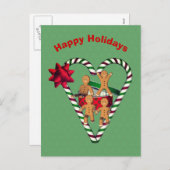 kerstfeestdag Briefkaart voor mannen (Voorkant / Achterkant)