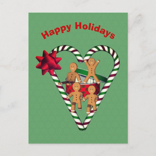 kerstfeestdag Briefkaart voor mannen (Voorkant)