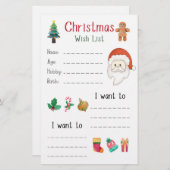 kerstfeestdag briefpapier (Voorkant / Achterkant)