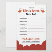 kerstfeestdag briefpapier (Voorkant / Achterkant)