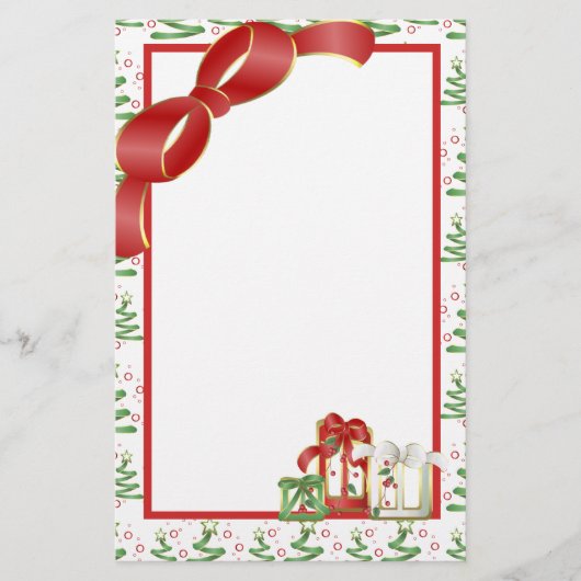 Kerstfeestdag Briefpapier (Voorkant)