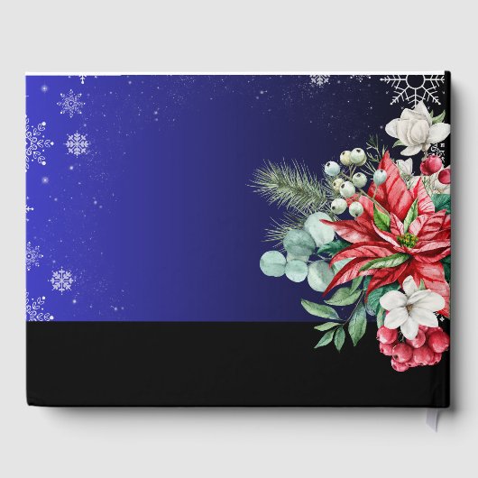 Kerstfeestdag bruiloft gastenboek (Achterkant)