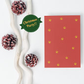 Kerstfeestdag Bull Terrier Ugly Sweater Party Kaart