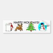 Kerstfeestdag Bumpersticker (Voorkant)