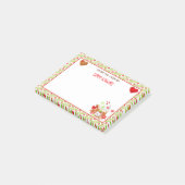 kerstfeestdag cacao en koekjes groene post-it post-it® notes (Schuin)