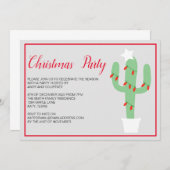 Kerstfeestdag Cacti Cactus Winter Celebration Kaart (Voorkant / Achterkant)