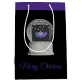 kerstfeestdag cadeau Miss America Snow Wereldbol Medium Cadeauzakje (Voorkant)