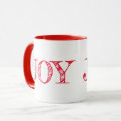 Kerstfeestdag cadeau Mok-Joy Mok (Voorkant links)