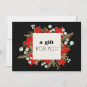 Kerstfeestdag, cadeaubon (Voorkant)