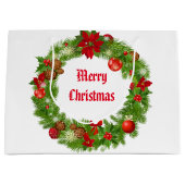 Kerstfeestdag, cadeaubon groot cadeauzakje (Voorkant)