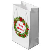 Kerstfeestdag, cadeaubon klein cadeauzakje (Achterkant Gekanteld)