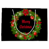 Kerstfeestdag, cadeaubon large cadeautasje (Achterkant)