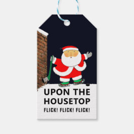 Kerstfeestdag Cadeaulabel