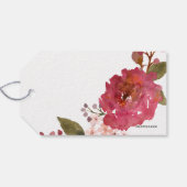 kerstfeestdag cadeaulabel (Achterkant Horizontaal)