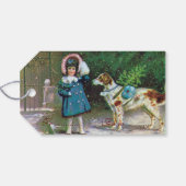  kerstfeestdag cadeaulabel (Achterkant Horizontaal)