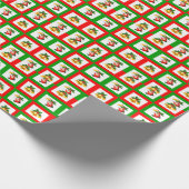 Kerstfeestdag Cadeaupapier (Hoek)