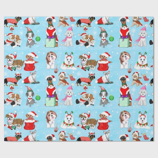 Kerstfeestdag Cadeaupapier (Vlak)