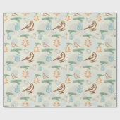 kerstfeestdag cadeaupapier (Vlak)