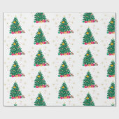 Kerstfeestdag Cadeaupapier (Vlak)