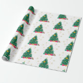 Kerstfeestdag Cadeaupapier (Uitgerold)