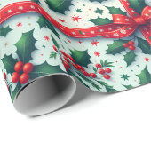 Kerstfeestdag Cadeaupapier (Rol Hoek)