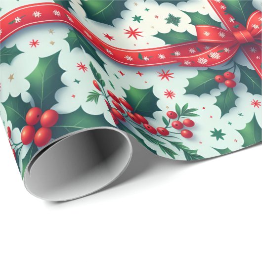 Kerstfeestdag Cadeaupapier (Rol Hoek)