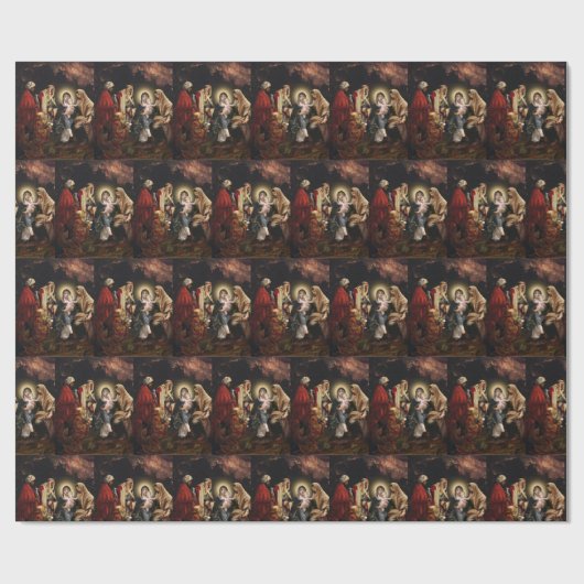 kerstfeestdag cadeaupapier (Vlak)