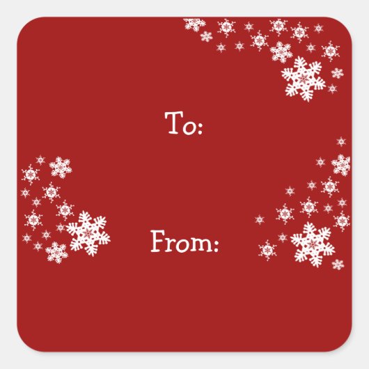 kerstfeestdag cadeaus Stickers (Voorkant)