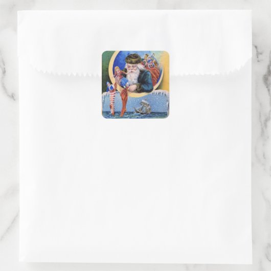 kerstfeestdag cadeaus Stickers (Tas)