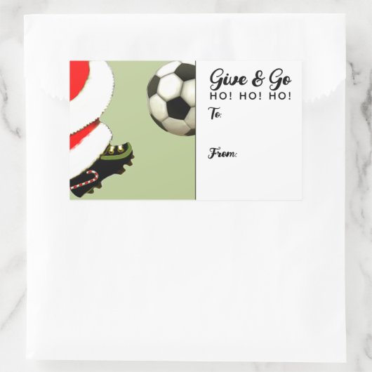 kerstfeestdag cadeautje Label (Tas)