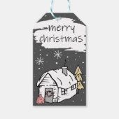 Kerstfeestdag, cadeautje Label Cadeaulabel (Voorkant)