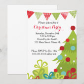 kerstfeestdag — cadeautjes kaart (Voorkant / Achterkant)