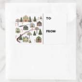 kerstfeestdag cadeautjes Labels (Tas)