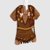 Kerstfeestdag Caveman Ornament (voorkant)