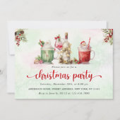 Kerstfeestdag cocktail kaart (Voorkant)