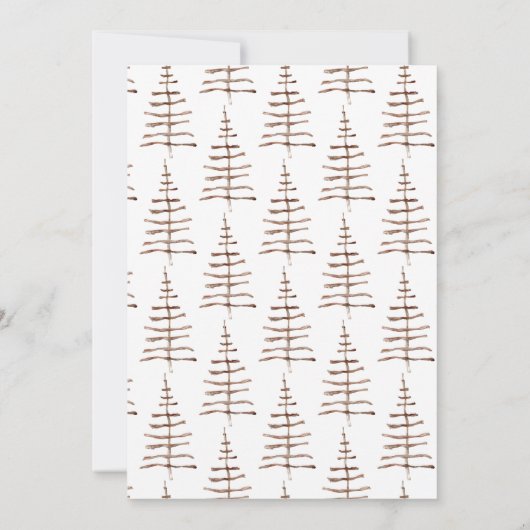 Kerstfeestdag cocktail kaart (Achterkant)