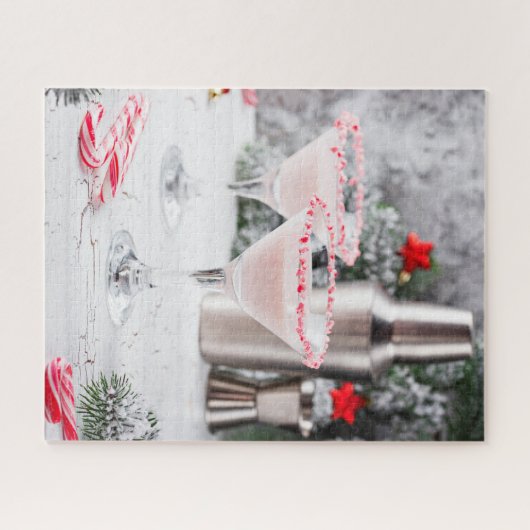 Kerstfeestdag Cocktails Legpuzzel (Horizontaal)