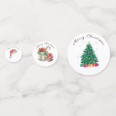 Kerstfeestdag Confetti (Voorkanten)