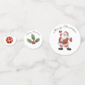 Kerstfeestdag Confetti (Achterkanten)