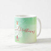 Kerstfeestdag Corona Toilet Tree Lambergen Groen Koffiemok (Voorkant rechts)