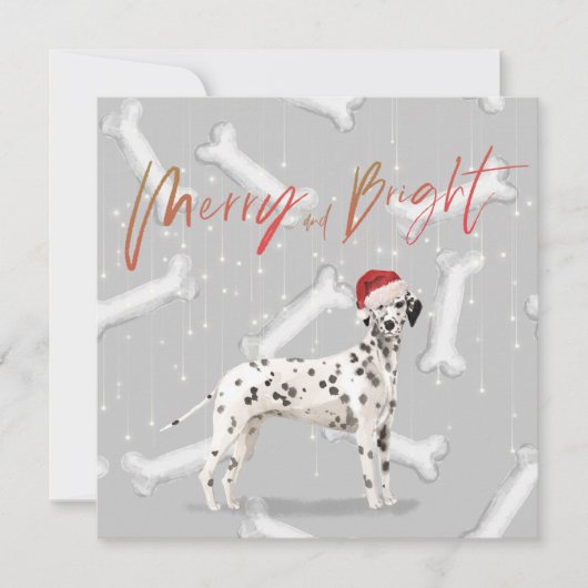 Kerstfeestdag Dalmatian Dog Pattern Greep (Voorkant)