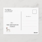 Kerstfeestdag Dalmatian Merry Bright Briefkaart