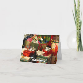 Kerstfeestdag Dank je wel Bedankkaart