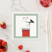 Kerstfeestdag december Baby shower Servet (Insitu)