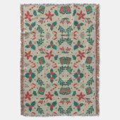 Kerstfeestdag  deken (Voorkant Verticaal)