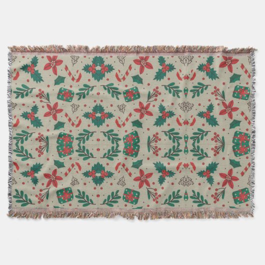 Kerstfeestdag  deken (Voorkant)
