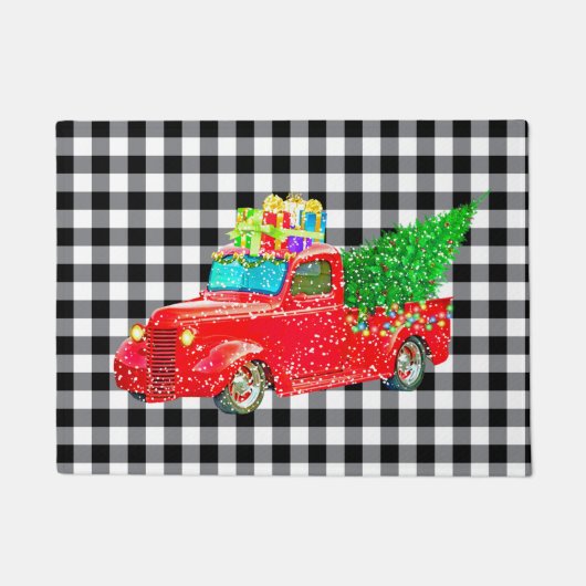 Kerstfeestdag deurmat (Voorkant)